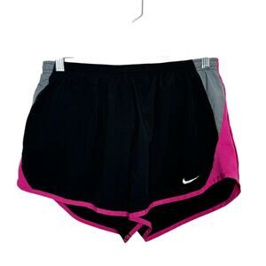 NIKE / Dri-Fit black pink running athletic shorts / M